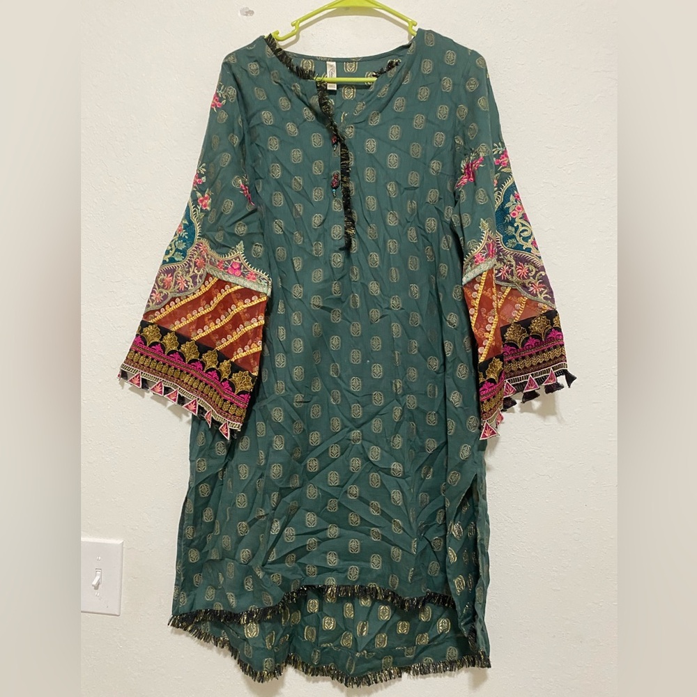 Ethnic Multicolor Patterned kurta